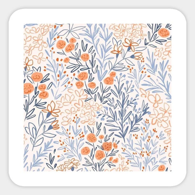 pattern floral design Sticker by Flow-designs